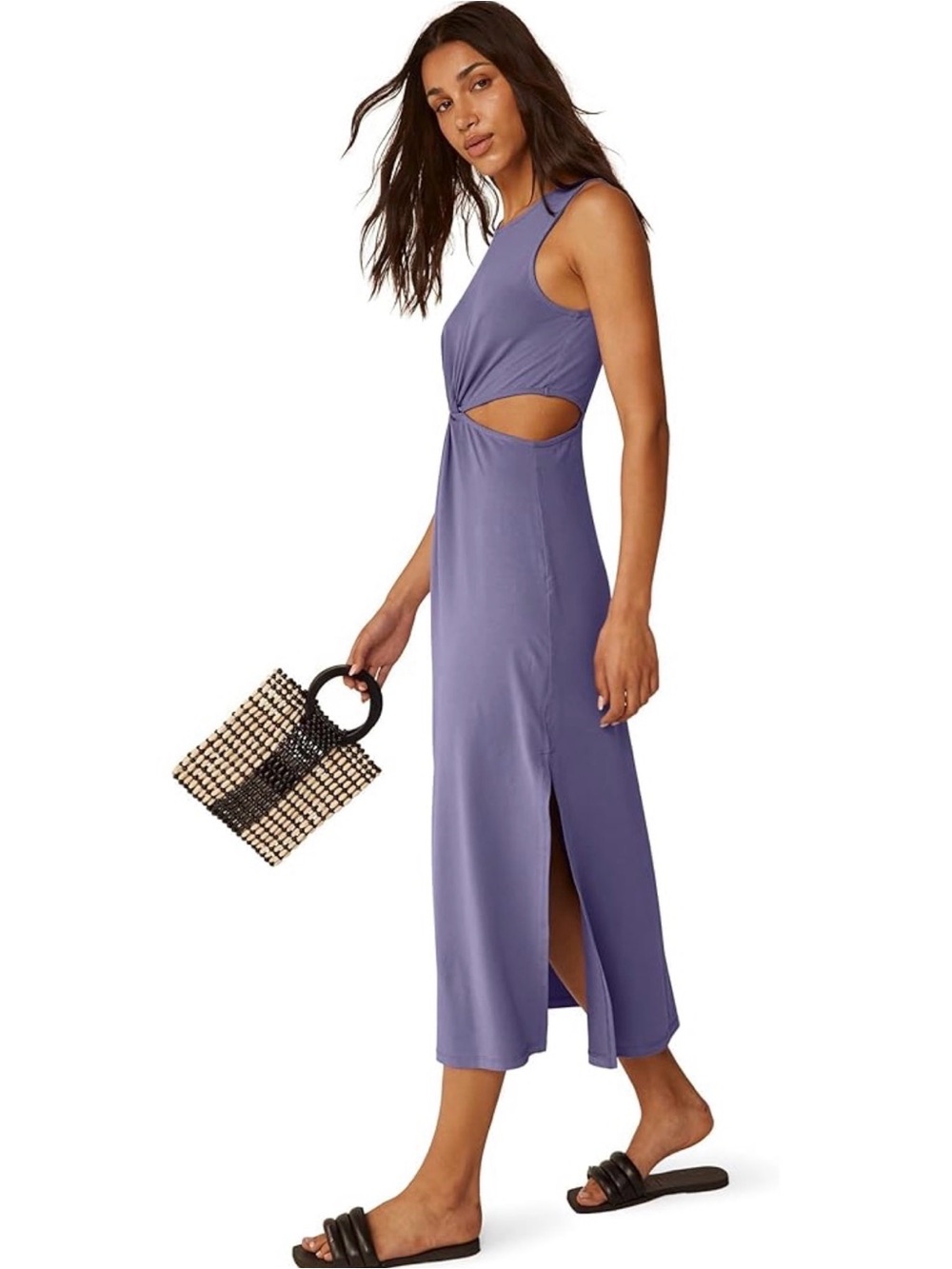 Beyond Yoga Around the World Front Twist Dress - Picture 2 of 6